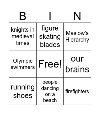 Why We Wear Clothing 1 Bingo Card