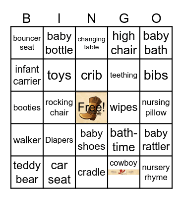 Myia & Ashton Bingo Card