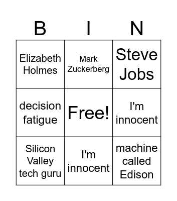 Why We Wear Clothing 2 Bingo Card