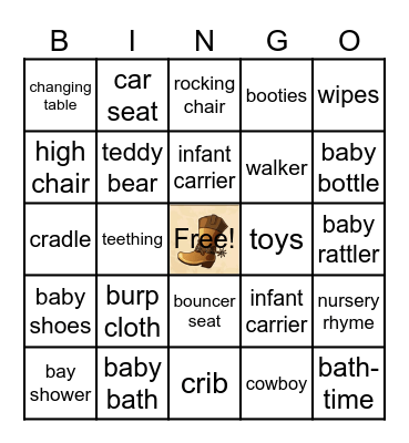 Myia & Ashton Bingo Card