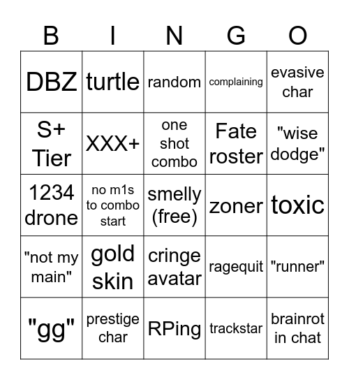 ABA Bingo Card