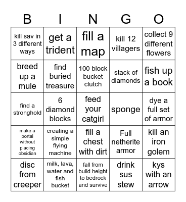 Link's wild ride Bingo Card