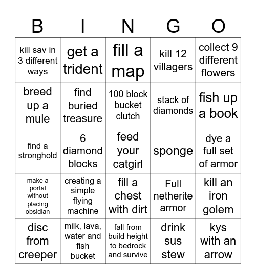 Link's wild ride Bingo Card