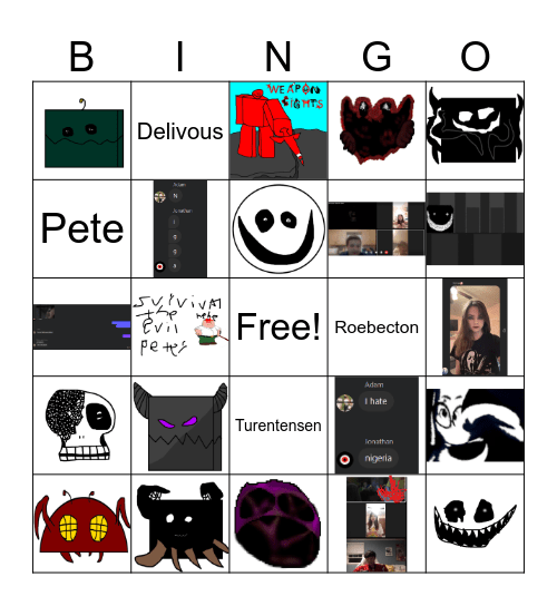 your gay Bingo Card