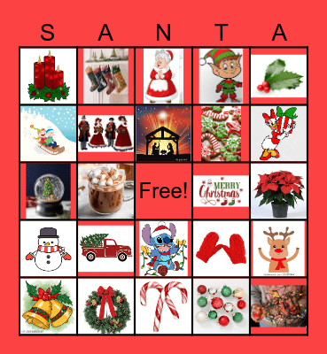 CHRISTMAS Bingo Card