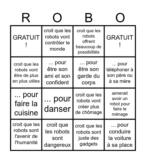 TROUVE QUELQU'UN QUI... Bingo Card