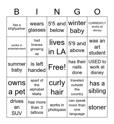 FRIENDSGIVING 2024 BINGO Card