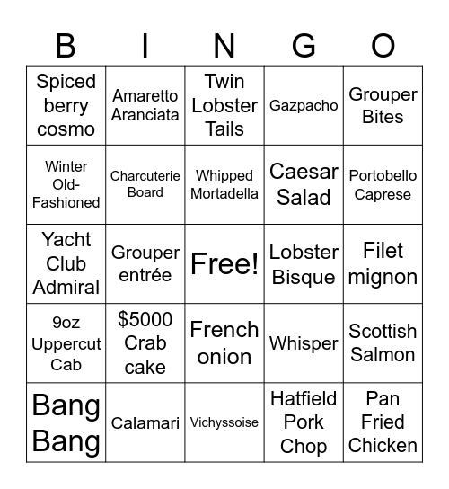 1909 2024 Winter Bingo Card