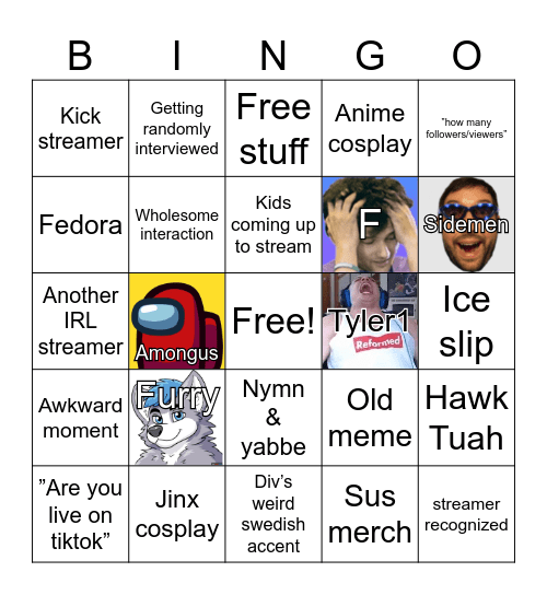 DREAMHACK BINGO Card