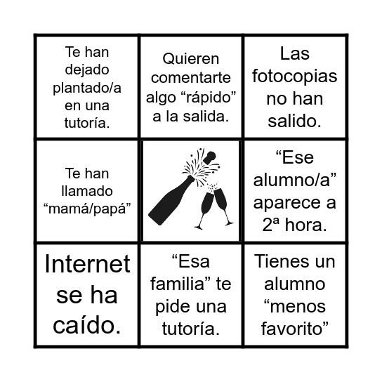 BINGO CENA DE NAVIDAD Bingo Card