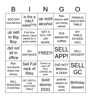 FLYIN PIG SERVER BINGO 11/23/2024 Bingo Card