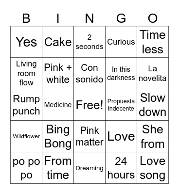 Friendsgiving Bingo Card
