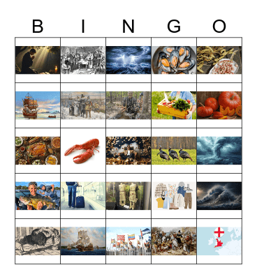 Flocabulary Thanksgiving Bingo Card