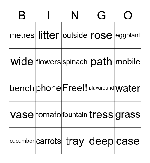 Bingo #10 Bingo Card