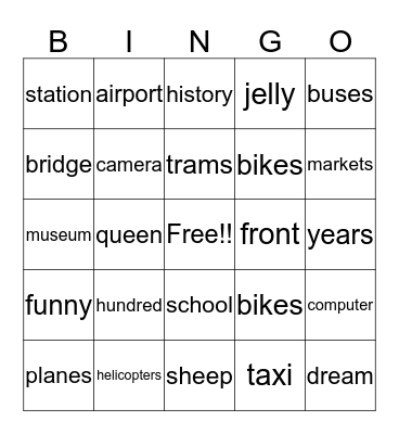 Bingo #12 Bingo Card