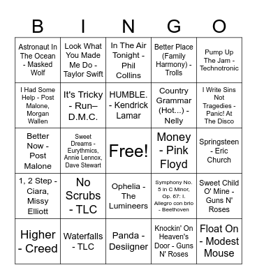 Money - Signo Bingo Card