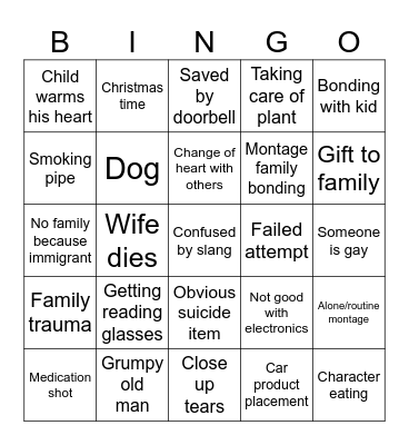 A man called otto Bingo Card