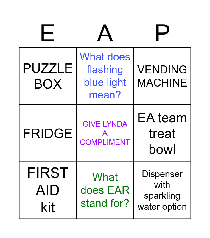 Best In Negotiating Good Outcomes Bingo Card