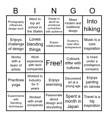 Do you know Laura Hayes? Bingo Card