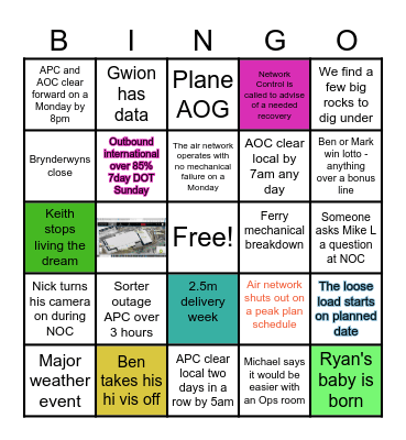 Peak Bingo 2024 Bingo Card