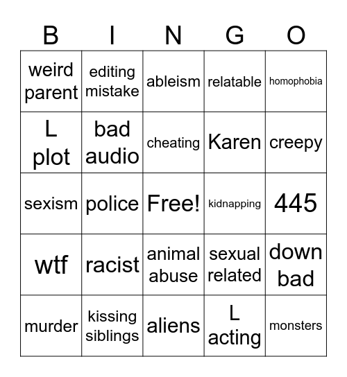 tomorrows teachings Bingo Card