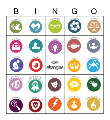 Our strengths Bingo Card