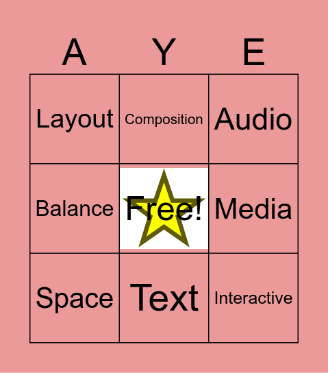 Design Bingo Card