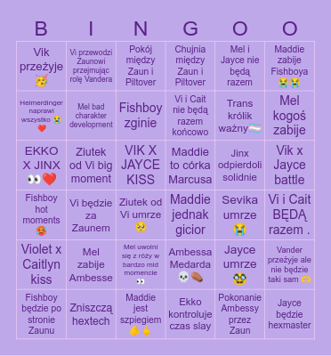 ARCANE AKT !!!🚩🤝🏳️‍🌈 Bingo Card