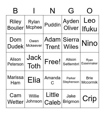 Blackout Wednesday Bingo Card