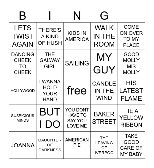 HAVE A GOOD DAY Bingo Card