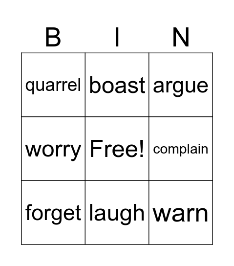 about Bingo Card