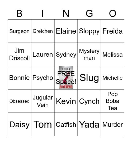 Sylkia's Bookclub Game Bingo Card