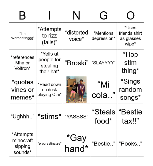 Katana Bingo Card