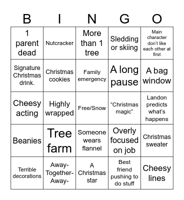 Who could’ve seen that one coming Bingo Card