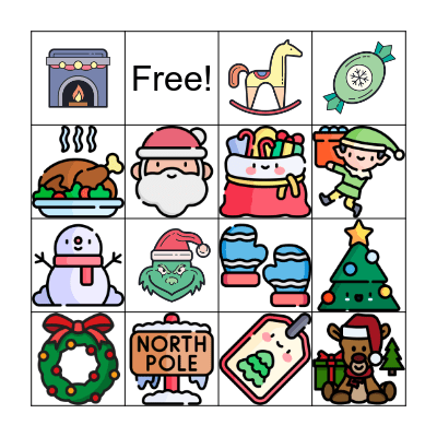 Christmas Party 2024 Bingo Card