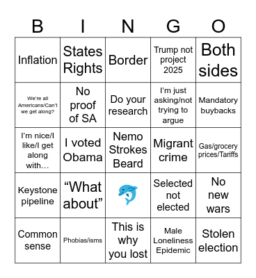 MAGA Sucks Bingo Card