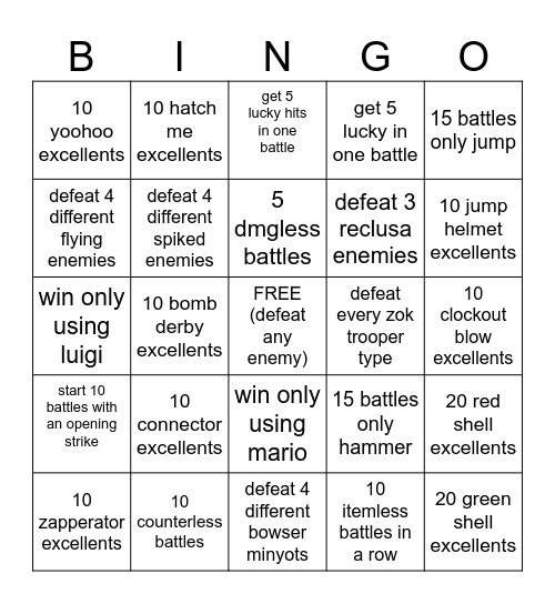 the slog to 300 gearless Bingo Card