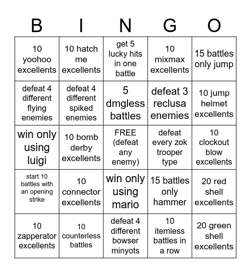 the slog to 300 gearless Bingo Card