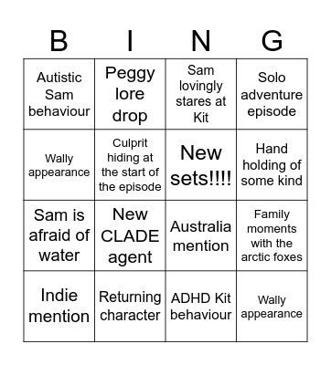 Creature Cases CH4 Bingo Card