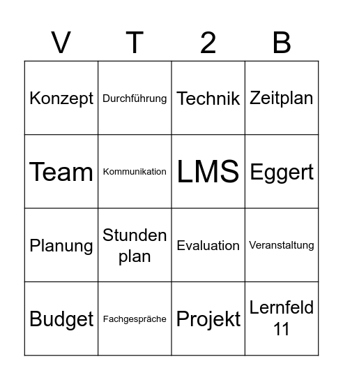 LS11 Fachgespräche Bingo Card