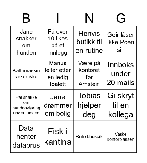 ASO BINGO BLACK WEEK EDITION Bingo Card