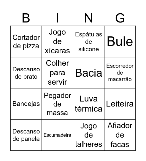 OOOI Bingo Card