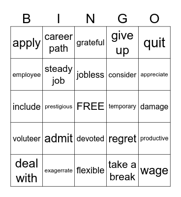 My Perspectives 3- CH 2 - ENG Bingo Card