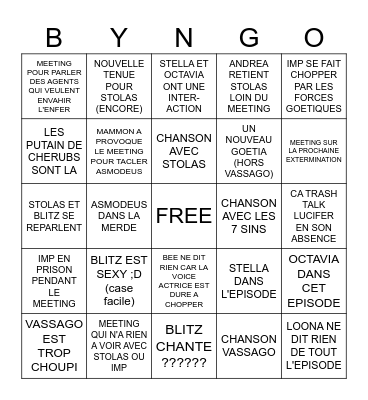 MASTERMIND BYNGO Bingo Card