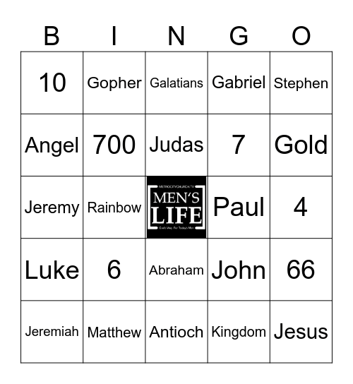 Jesus Loves You Bingo Card