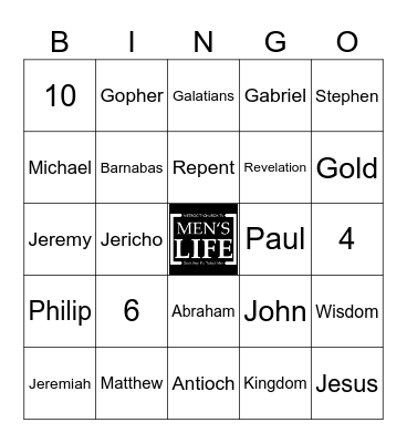 Jesus Loves You Bingo Card