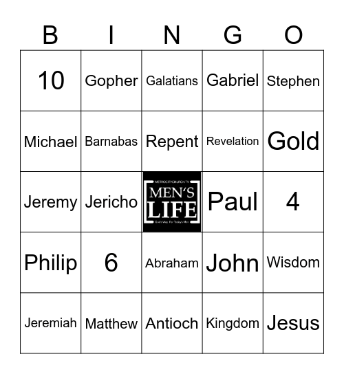 Jesus Loves You Bingo Card