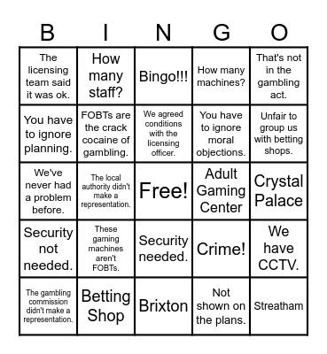 Bingo Application Bingo!!! Bingo Card