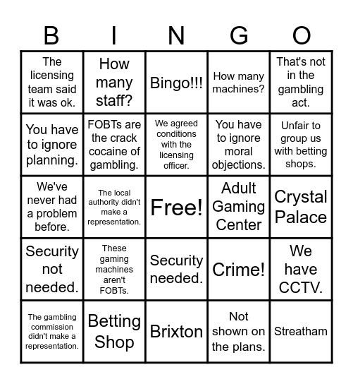 Bingo Application Bingo!!! Bingo Card