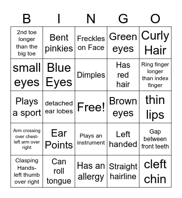 Hereditary Bingo! Bingo Card